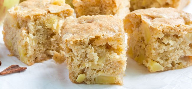 receta de bizcocho de manzana con trocitos