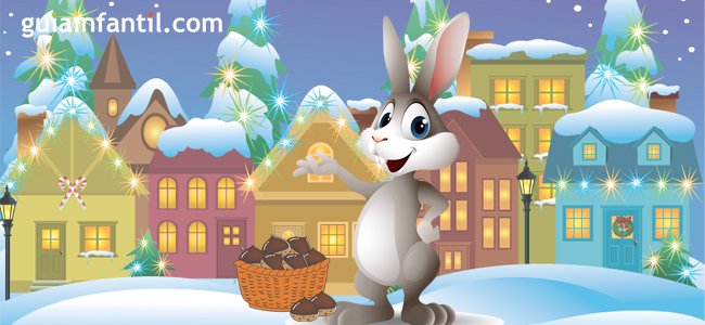 Cuento infantil sobre la empatía en Navidad. Castañas pasadas por agua