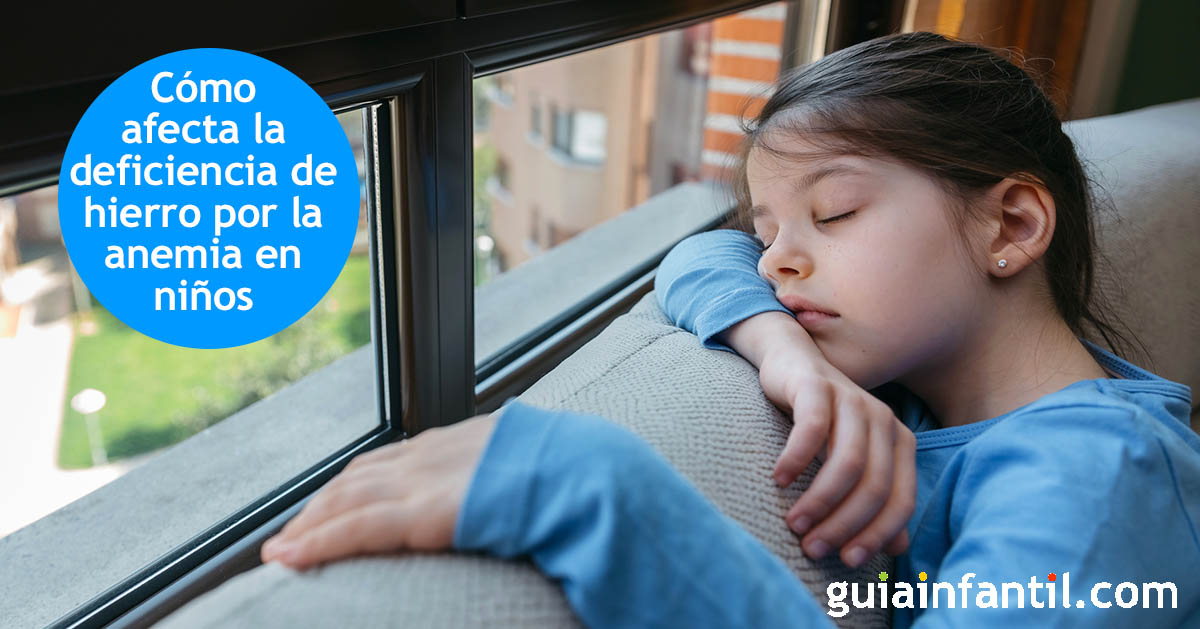 sintomas de la anemia en niños