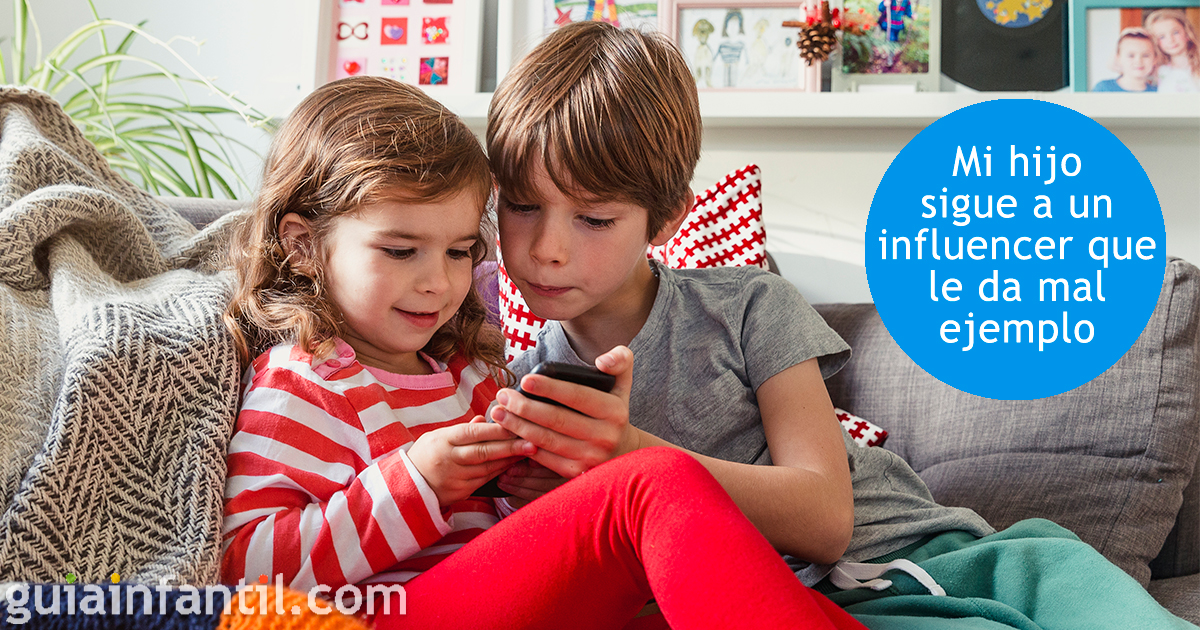 El mal ejemplo de los influencers para los niños