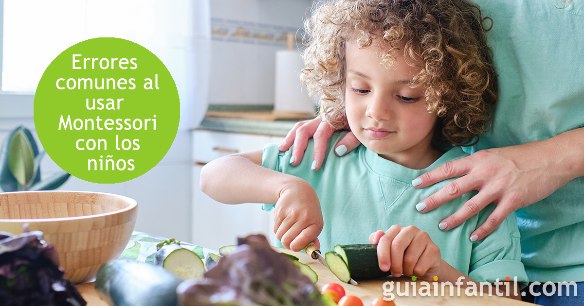 Errores al usar el método montessori en casa con niños