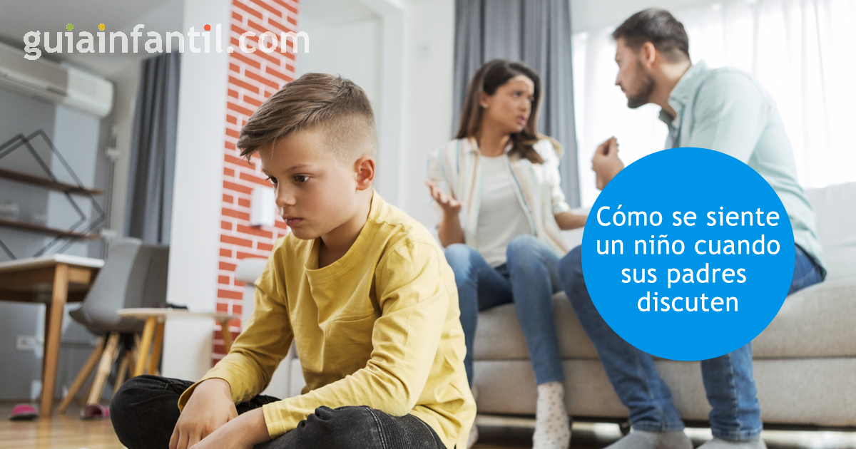 las sensaciones de un niño cuando sus padres discuten