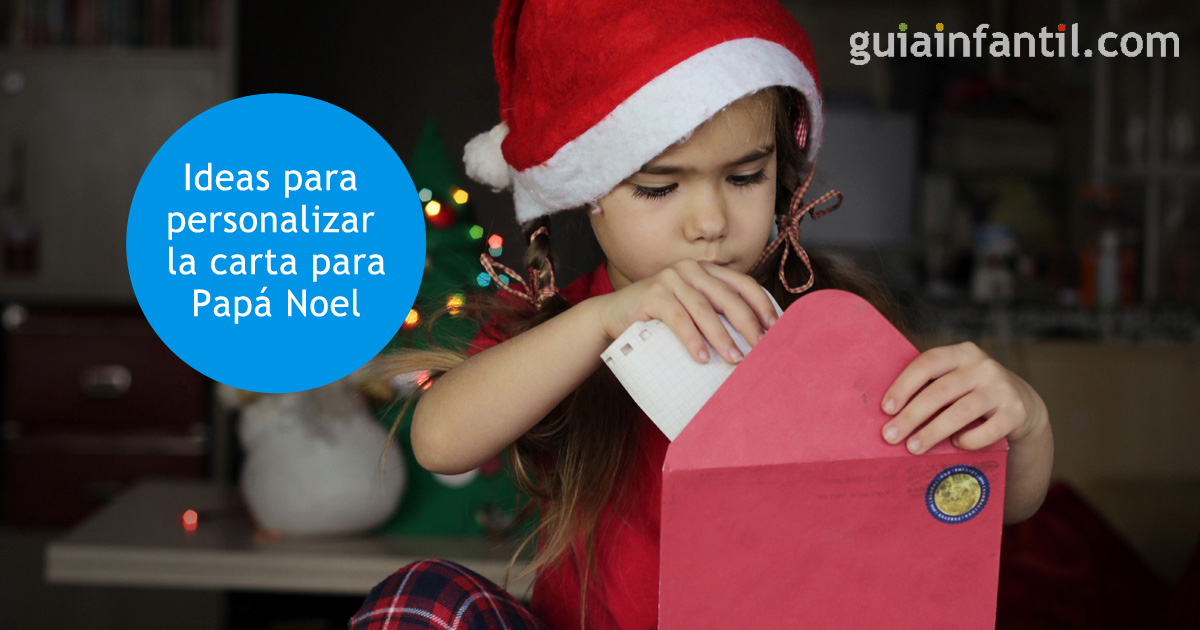 cómo personalizar la carta para papá noel