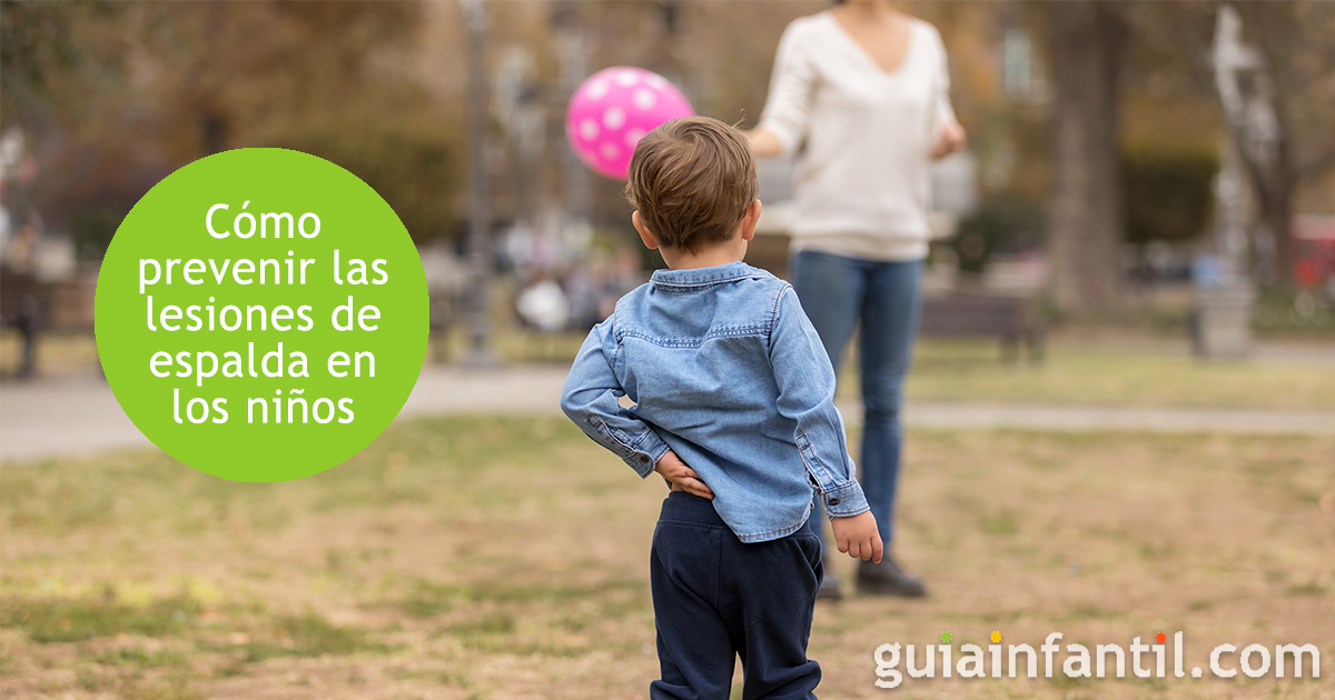 Las lesiones de espalda en la escuela