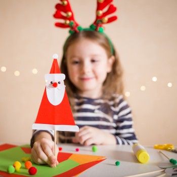 33 manualidades de Papá Noel para hacer en Navidad con los niños