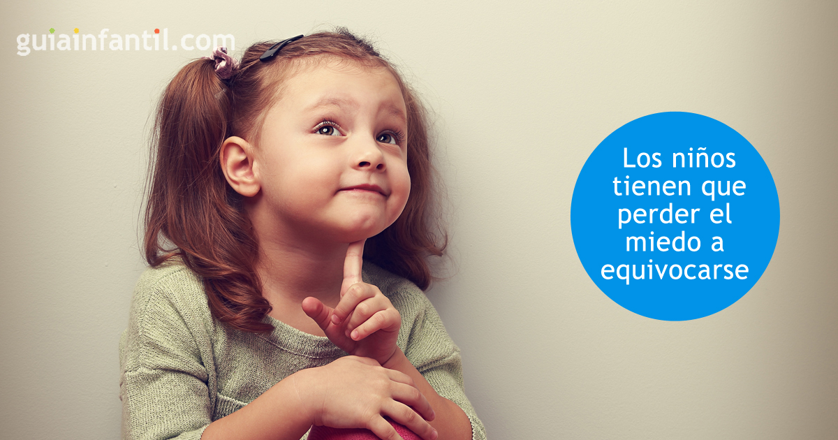 niños con miedo a equivocarse