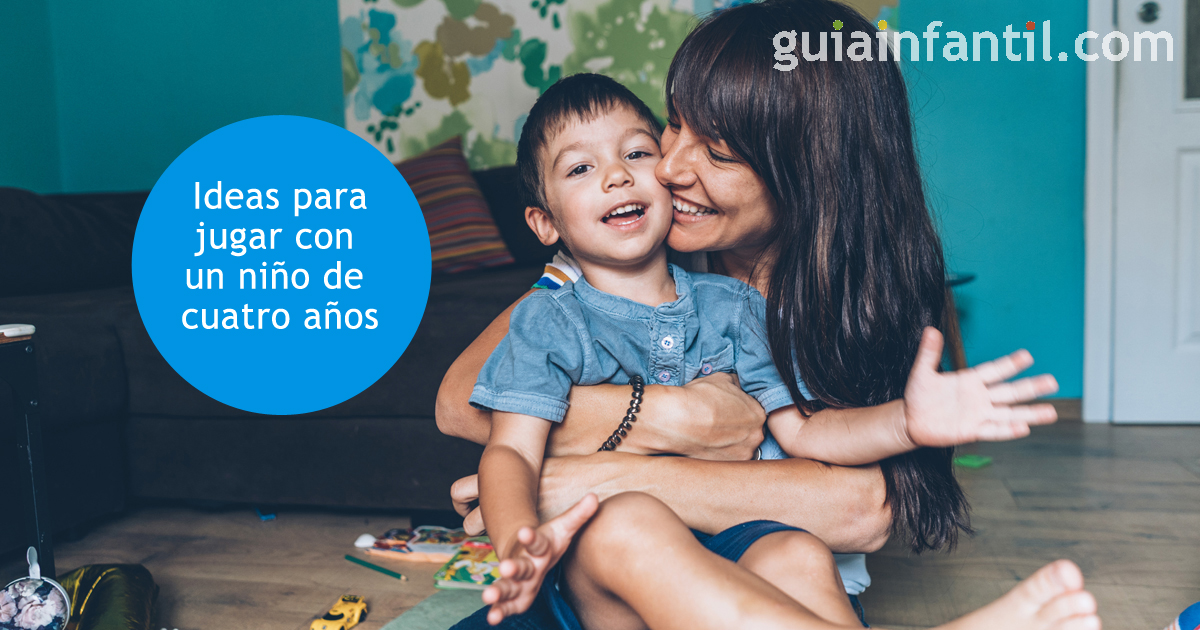jugar con un niño de cuatro años