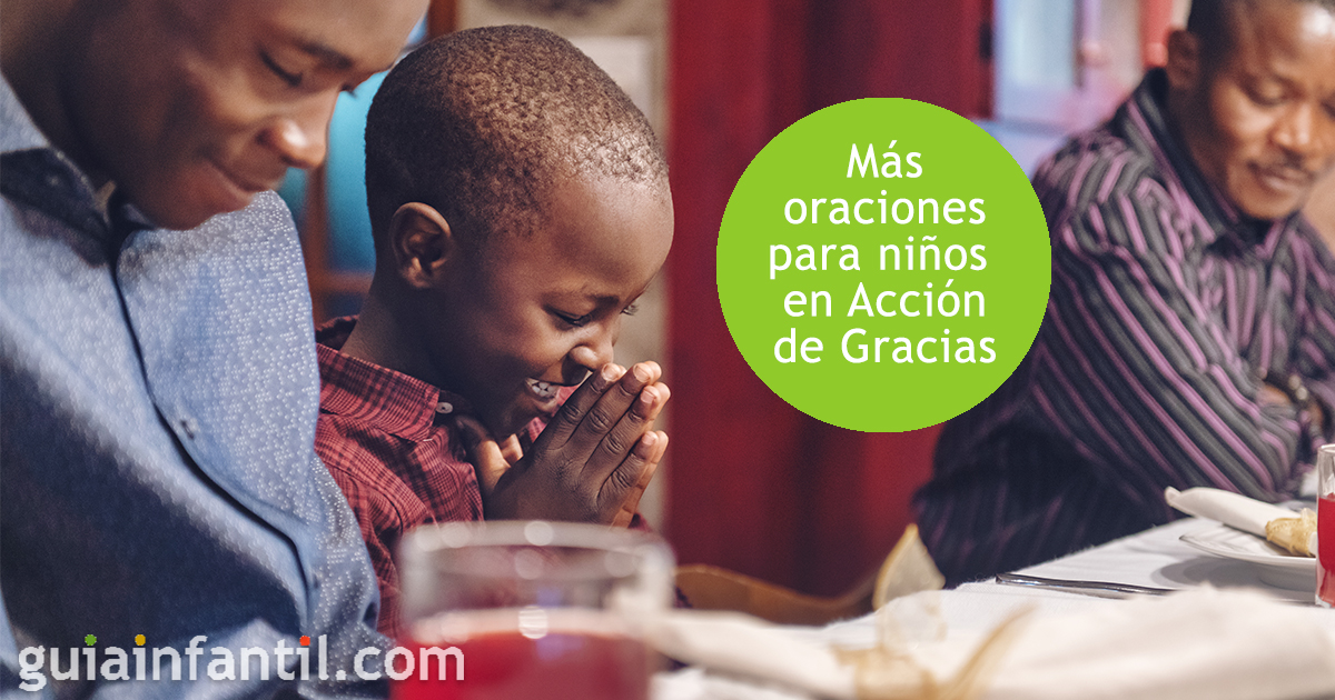 Otras oraciones para rezar con los niños
