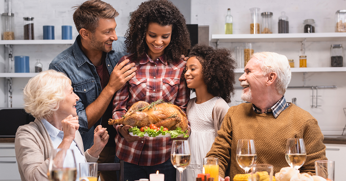 Celebrar acción de gracias con los niños