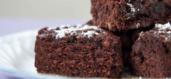 receta clásica de brownie para niños