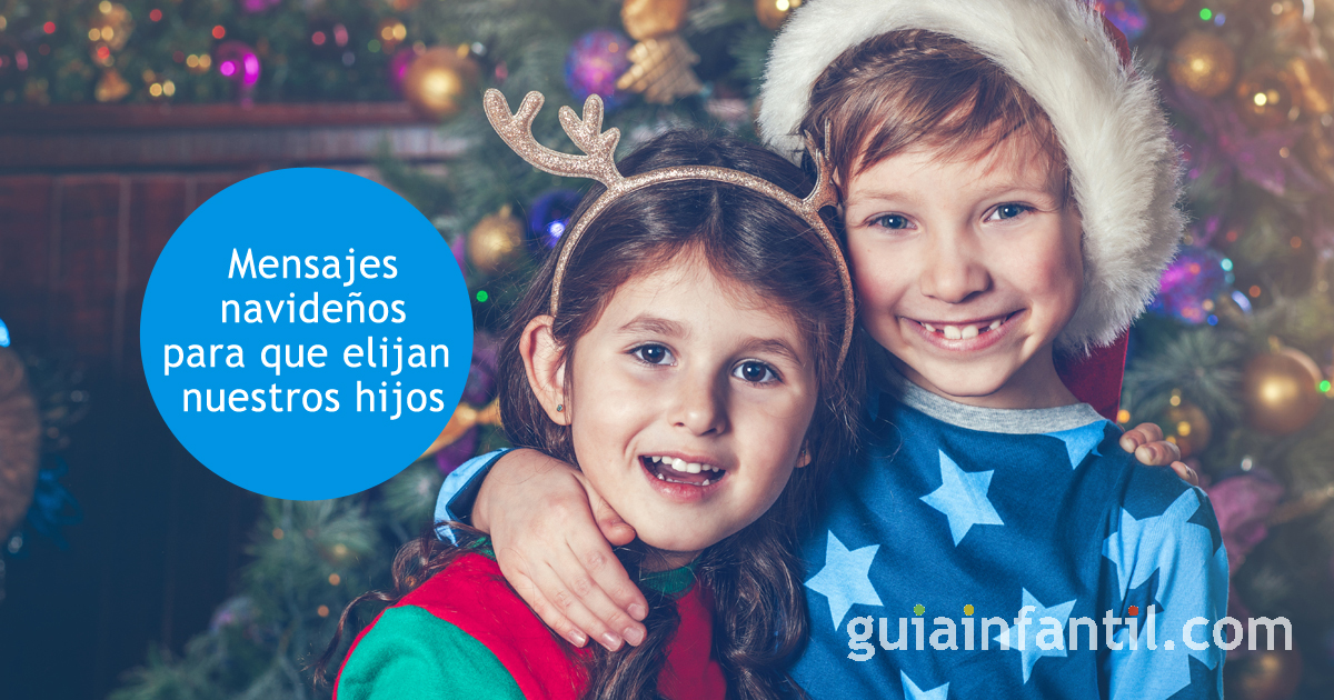 mensajes navideños de los niños