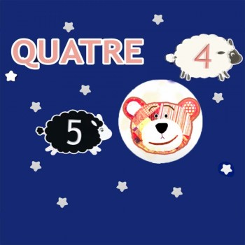 Canción de cuna para dormir a tu bebé con números en Francés