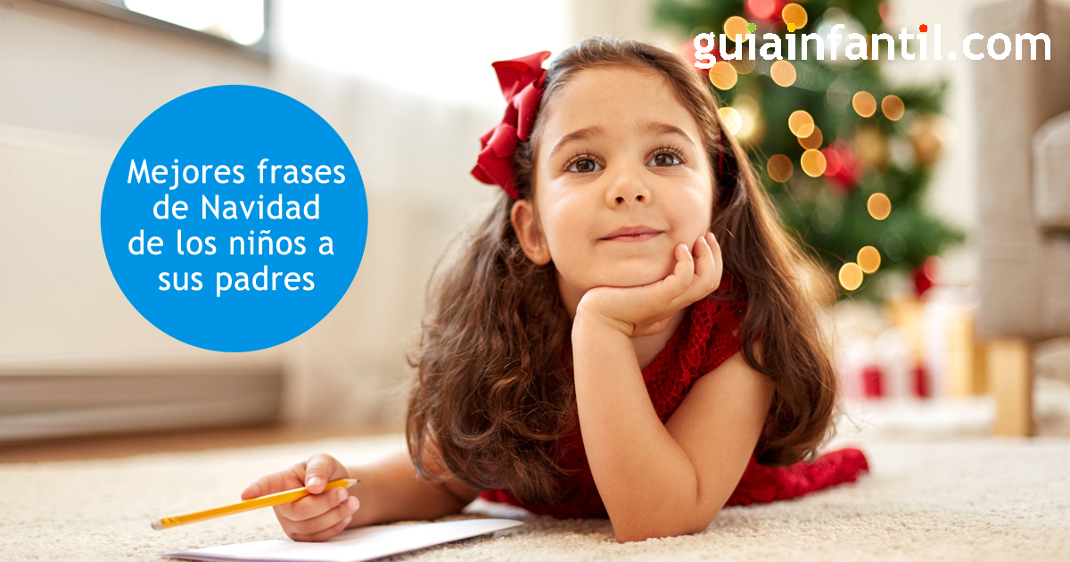 frases de navidad de los niños para sus padres