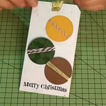 Postales de Navidad. Tarjetas con bolas navideñas