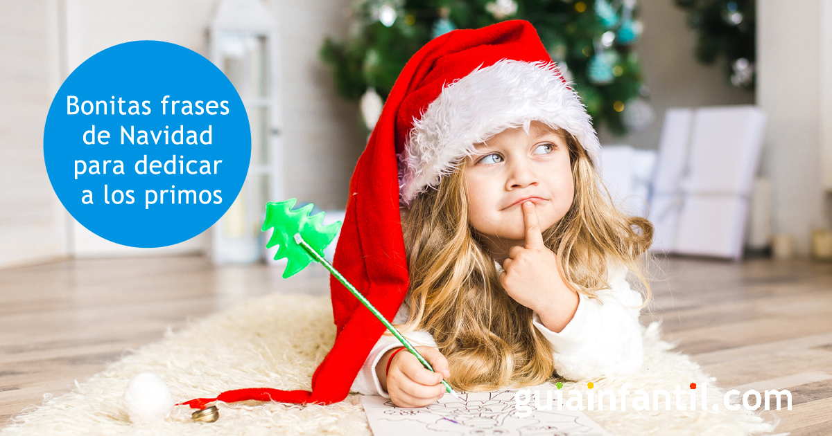  frases de Navidad para que los niños compartan con sus primos