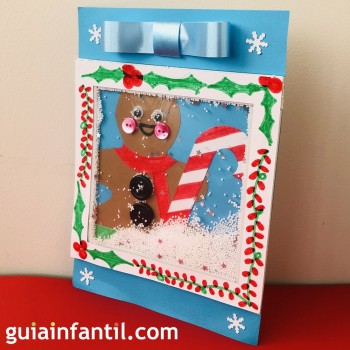 Tarjeta de Navidad personalizada