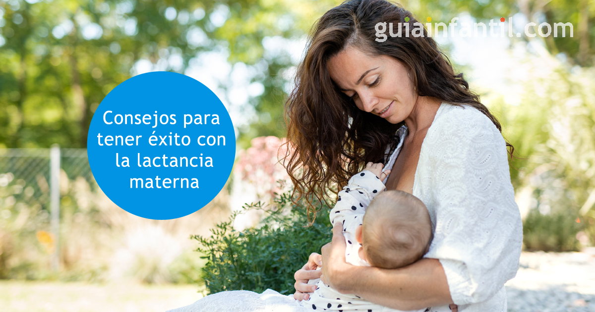 tener éxito con la leche materna