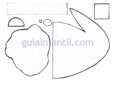 plantilla platos papá noel