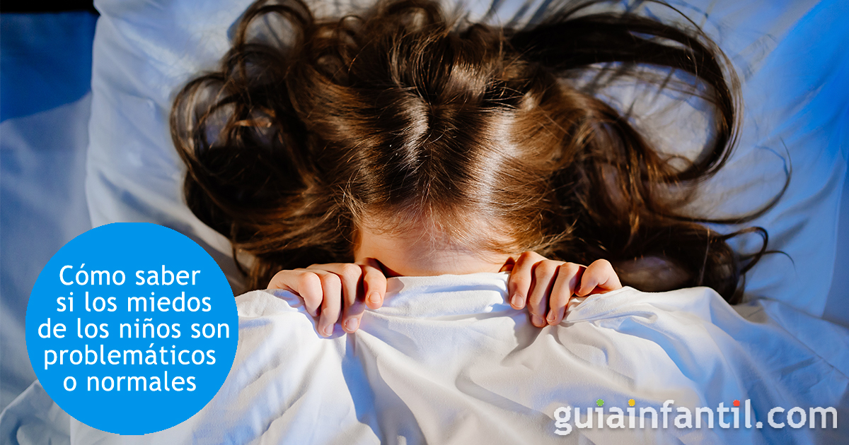 Los miedos normales y problemáticos de los niños