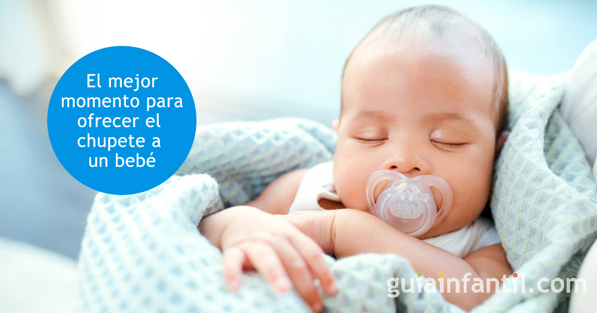 Cuándo ofrecer el chupete al bebé - El uso del chupón en recién nacidos