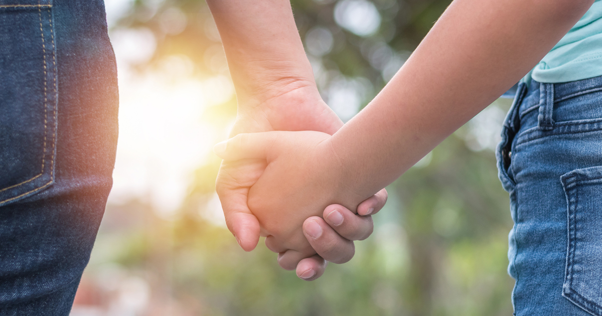 cuando el niño te suelta la mano