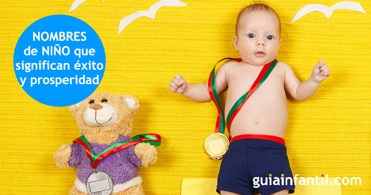 nombre de niños que significan éxito