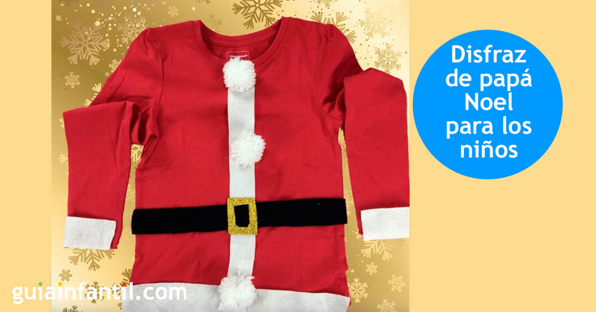 elaborar un disfraz de papa noel