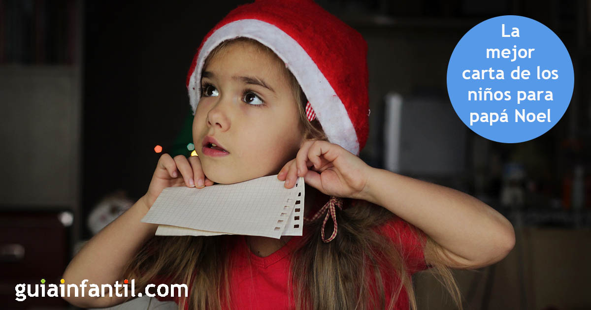 la carta de los niños a papá noel