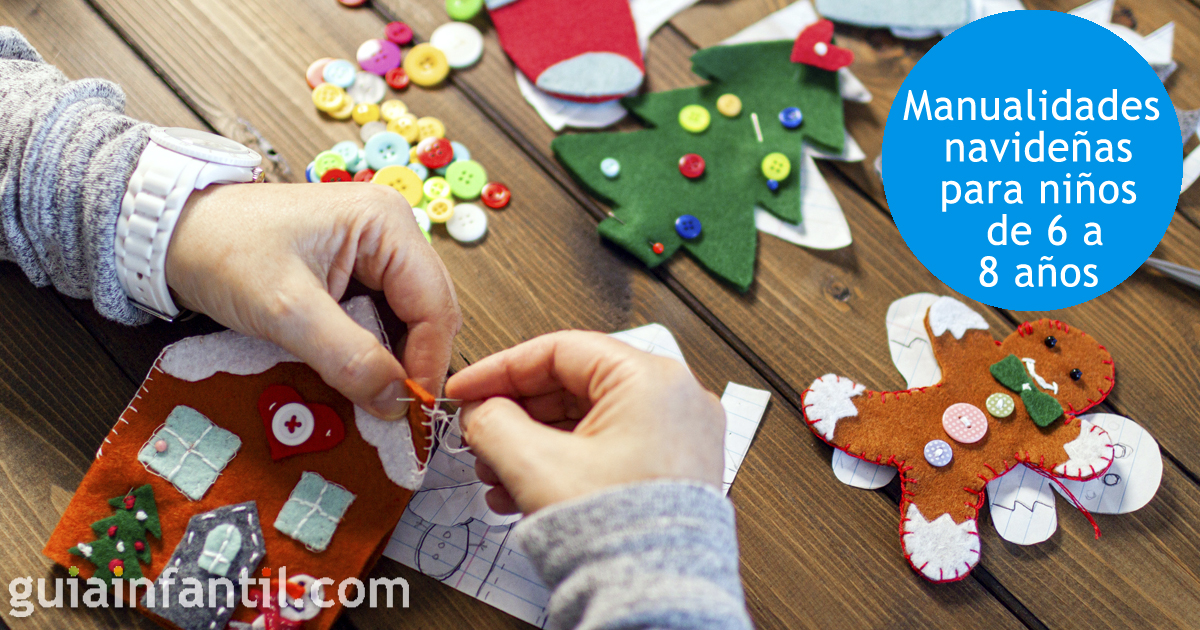 Manualidades de Navidad para niños por edades - Adornos caseros