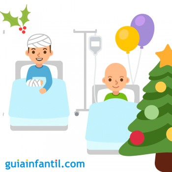 Al llegar la Navidad. El poema más alegre para los niños hospitalizados