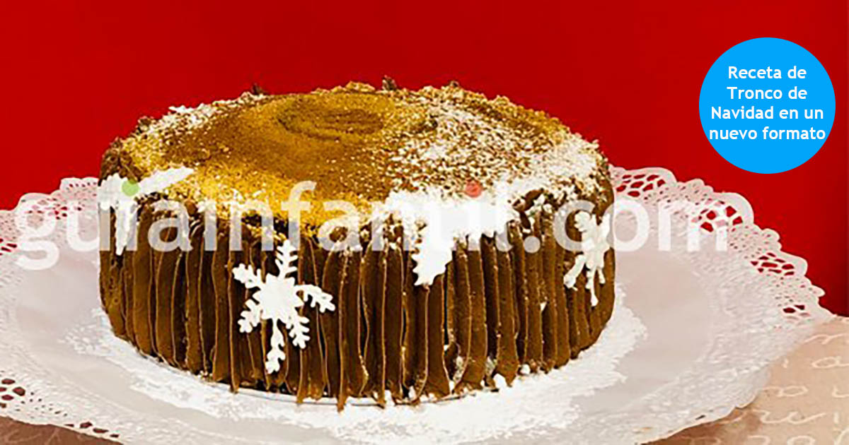 ¿Qué tal te ha quedado tu tronco navideño para el postre?