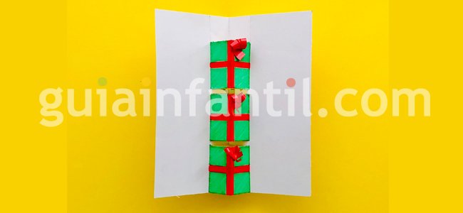 Una bonita postal de Navidad para los niños