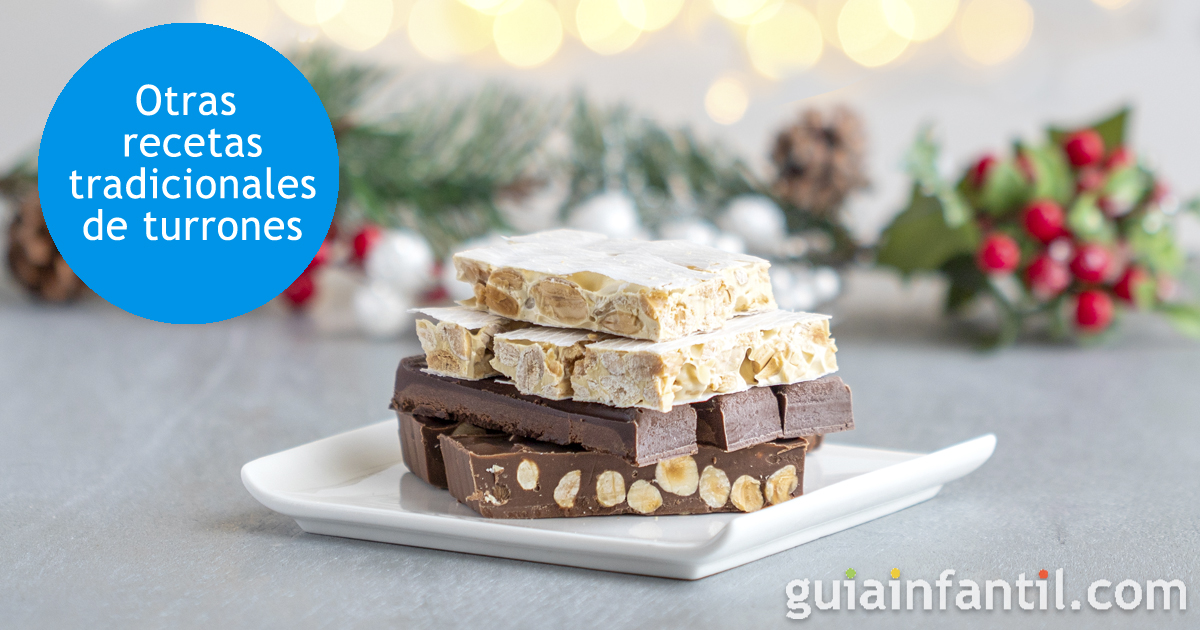 Otras recetas tradicionales de turrones que puedes preparar con niños esta Navidad