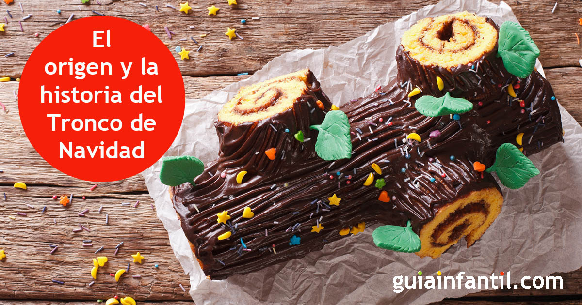 origen del tronco de navidad