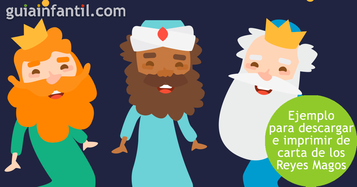 La carta para descargar de los reyes magos