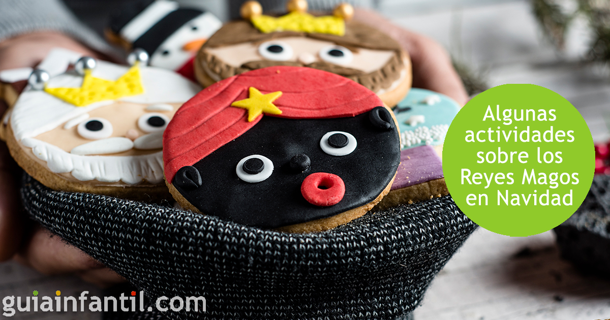 Los Reyes Magos y los niños en Navidad