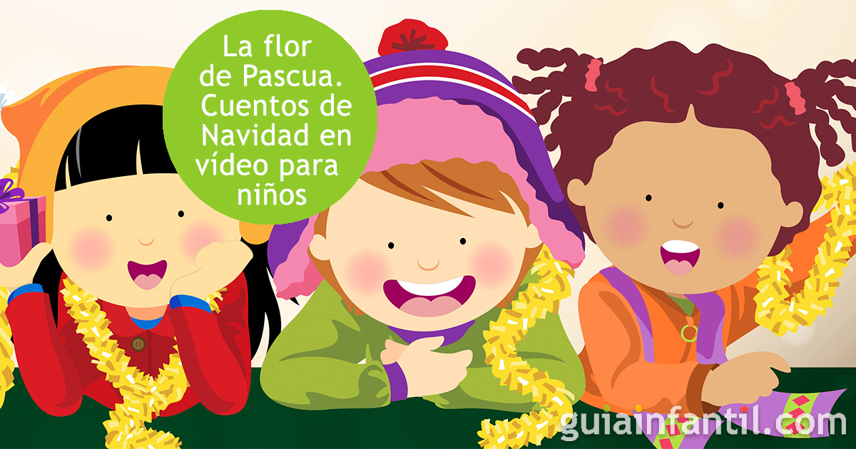 La flor de pascua es un cuento de Navidad