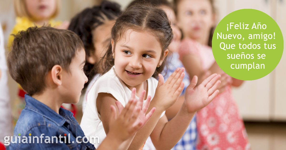 Dedicatoria de Año Nuevo para un compañero de la escuela