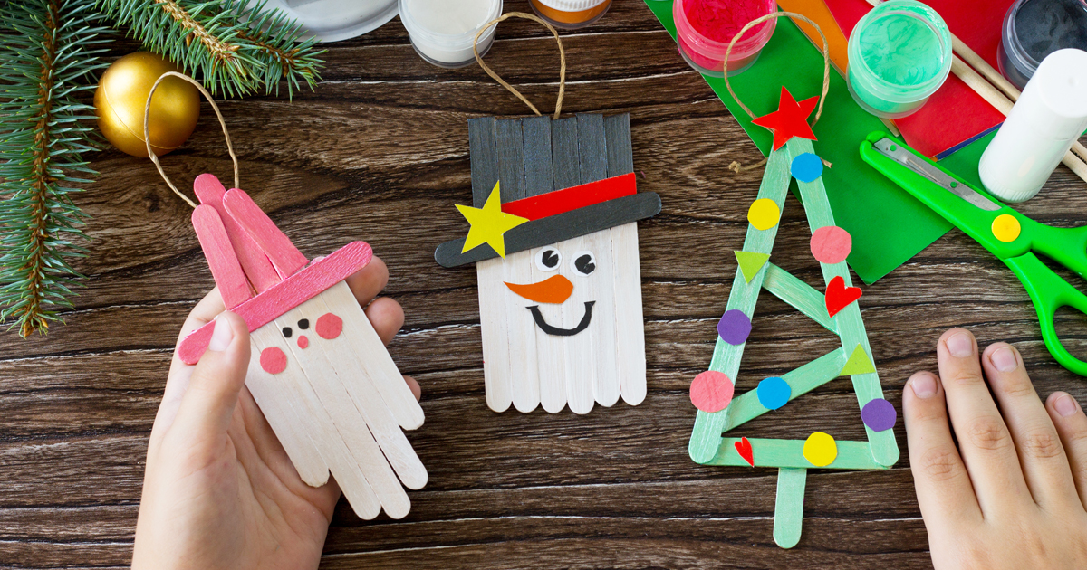 Originales manualidades y adornos navideños para hacer con los niños