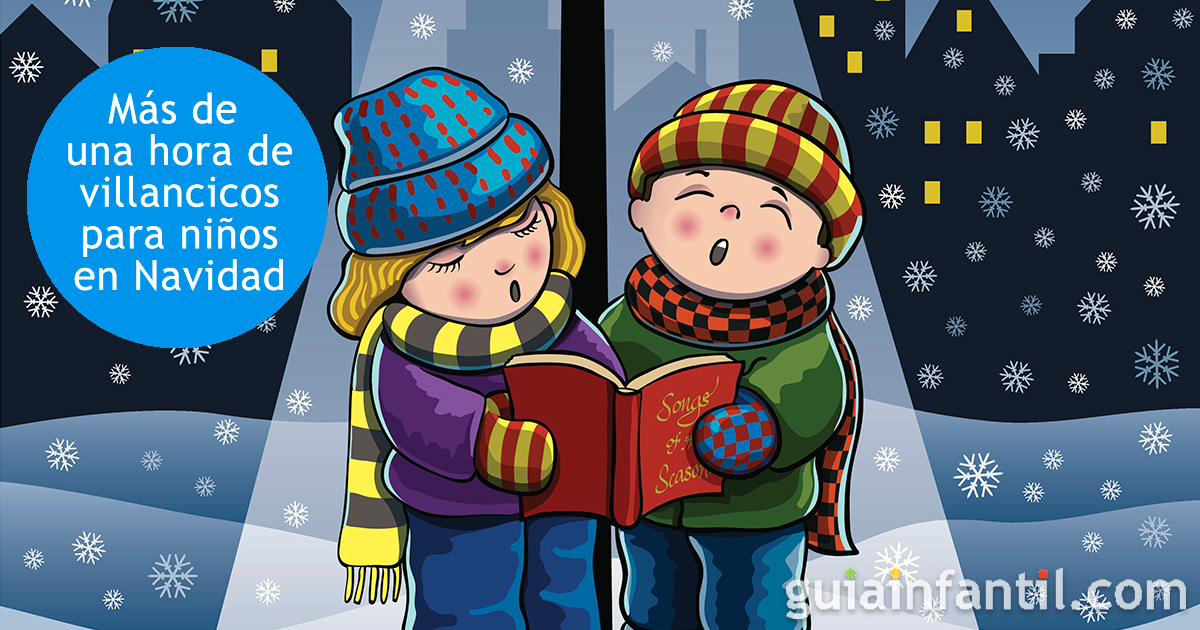 Una hora de villancicos para niños en Navidad