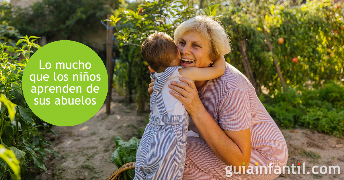 Qué aprenden los niños de sus abuelos
