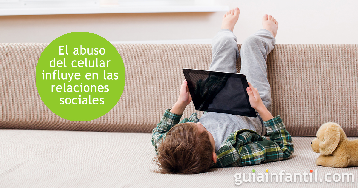 Abuso de las pantallas como el móvil por los niños