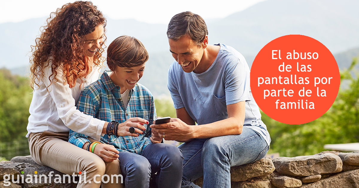 Adicción a las pantallas de los padres