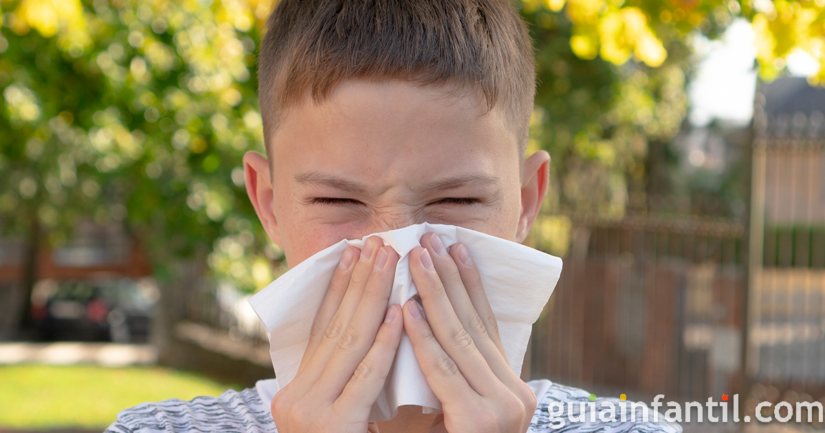 Niños con muchos mocos