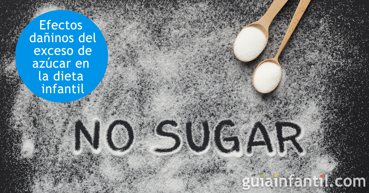 Efectos perjudiciales del exceso de azúcar en la dieta infantil