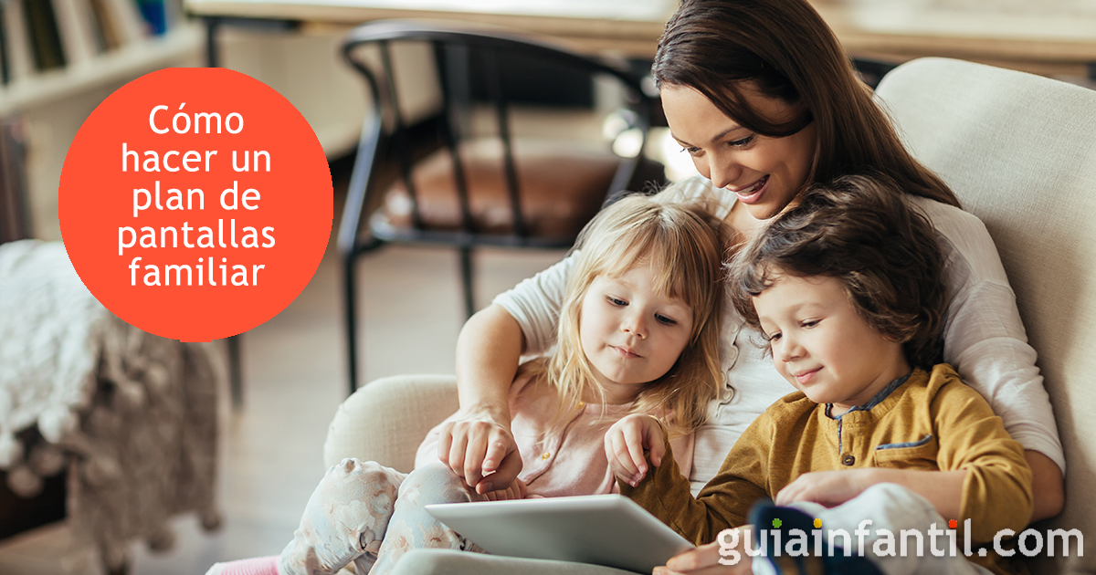 Cómo hacer un plan de pantallas del celular de los niños