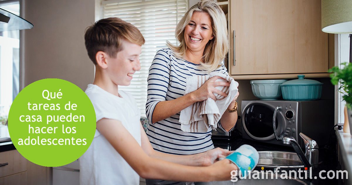 Tareas de casa para los adolescentes