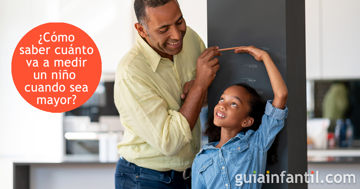Qué estatura va a medir a los niños