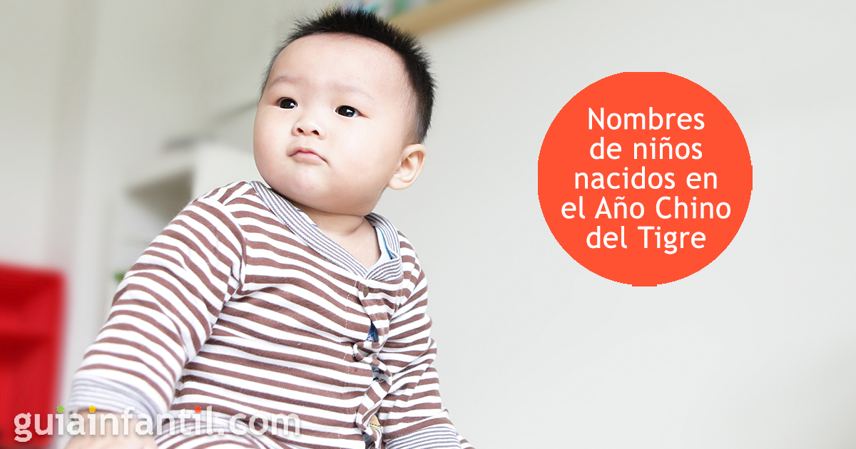 Los nombres de niños en el año del tigre chino