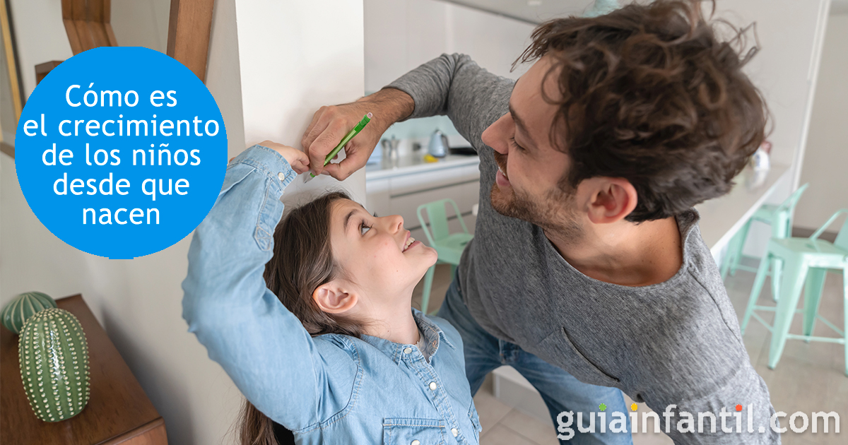 ¿Cómo es el crecimiento de los niños?